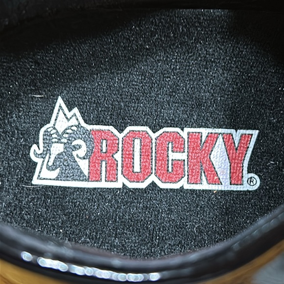 Rocky Men’s Pro-Cell Oxfords. Shiny black. Size 9W. Excellent condition. - Picture 2 of 15